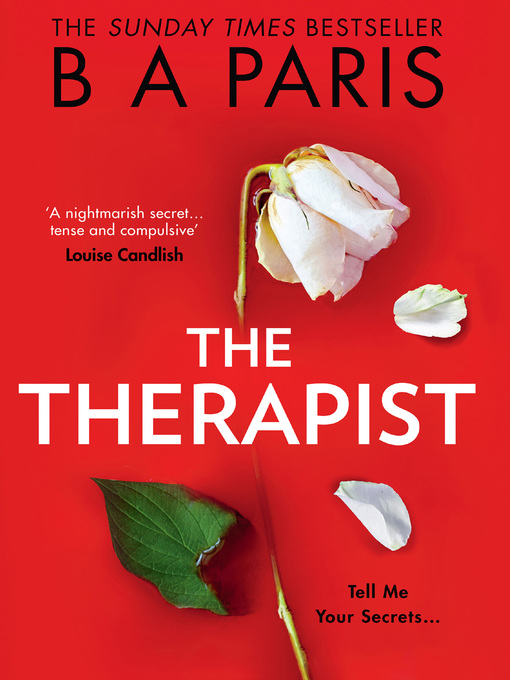 Title details for The Therapist by B A Paris - Available